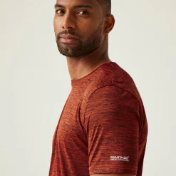 Men's Fingal Edition Marl T-Shirt | Tangerine Tango