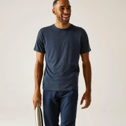 Men's Fingal Edition Marl T-Shirt | Navy Blue