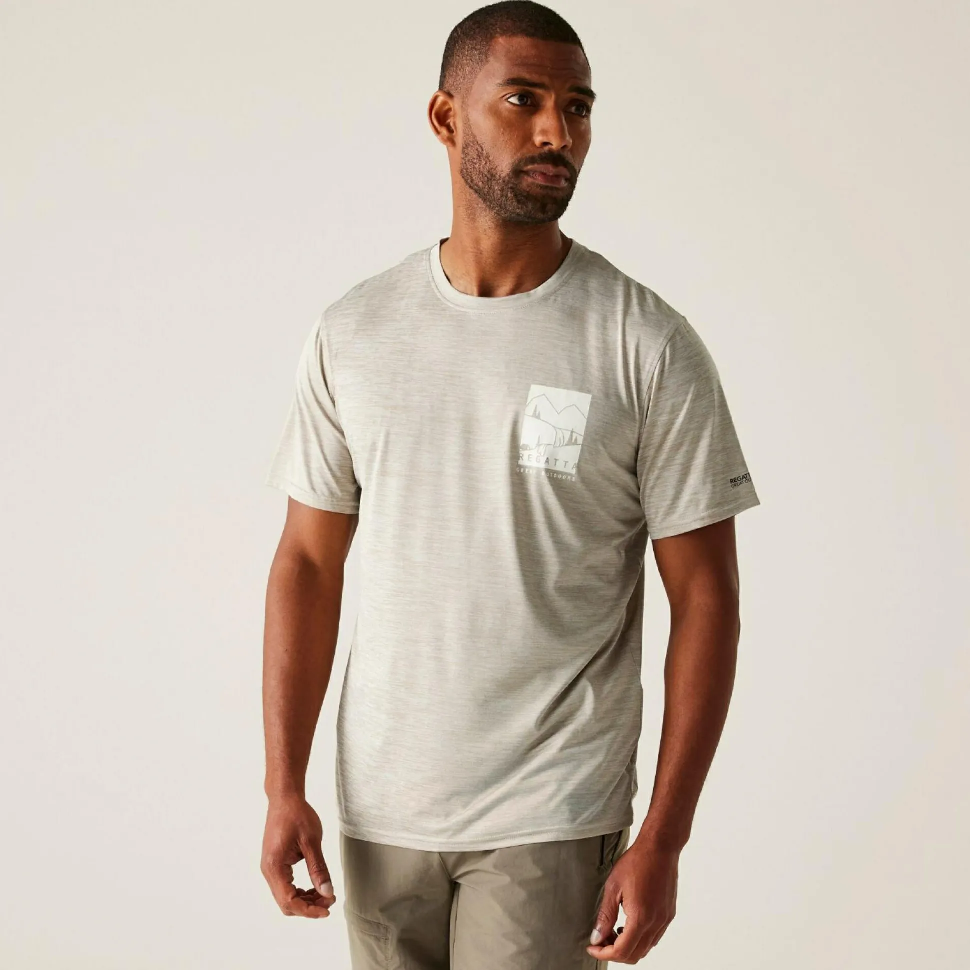 Men's Fingal IX T-Shirt | Golden Sand Marl