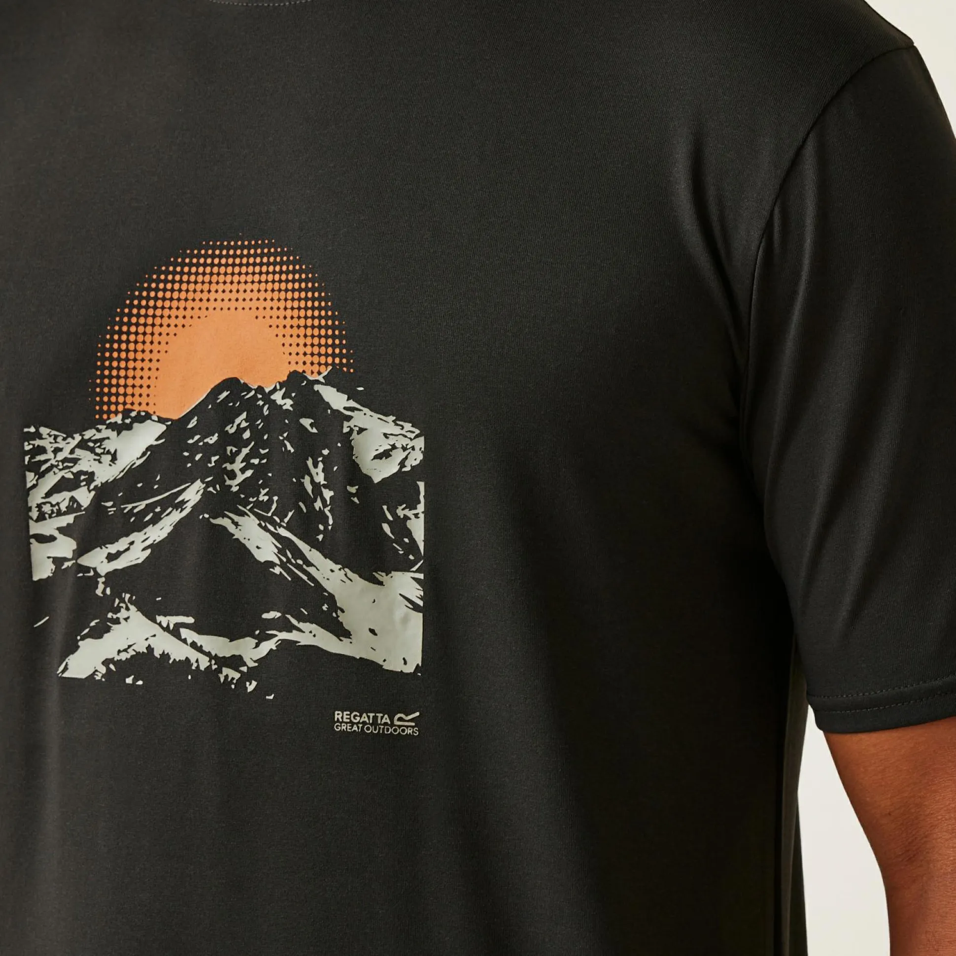 Men's Fingal Stretch T-shirt | Ash