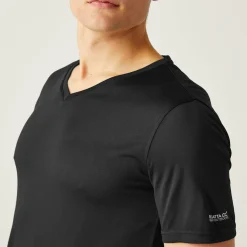 Men's Fingal V-Neck T-Shirt | Black