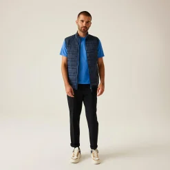 Men's Firedown Down Touch Insulated Bodywarmer | Navy French Blue
