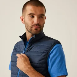 Men's Firedown Down Touch Insulated Bodywarmer | Navy French Blue