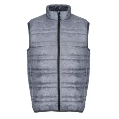 Men's Firedown Down Touch Insulated Bodywarmer | Grey Marl Black