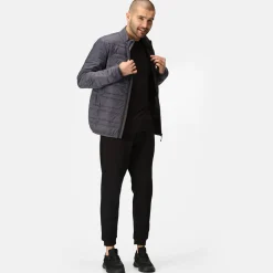 Men's Firedown Down Touch Insulated Jacket | Seal Grey Black