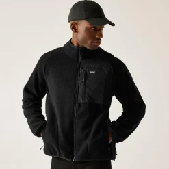 Men's Frankie Borg Full Zip Fleece | Black Night