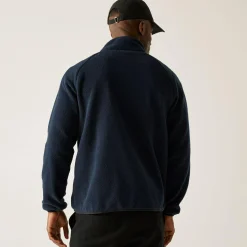 Men's Frankie Borg Full Zip Fleece | Navy Blue