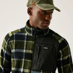 Men's Frankie Borg Full Zip Fleece | Dark Khaki