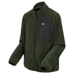 Men's Frankie Borg Full Zip Fleece | Dark Khaki