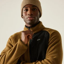 Men's Frankie Borg Full Zip Fleece | Brown
