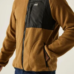 Men's Frankie Borg Full Zip Fleece | Brown