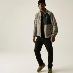 Men's Frankie Borg Full Zip Fleece | Brown