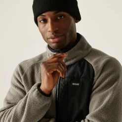 Men's Frankie Borg Full Zip Fleece | Brown