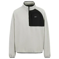 Men's Frankie Borg Half Zip Fleece | Grey