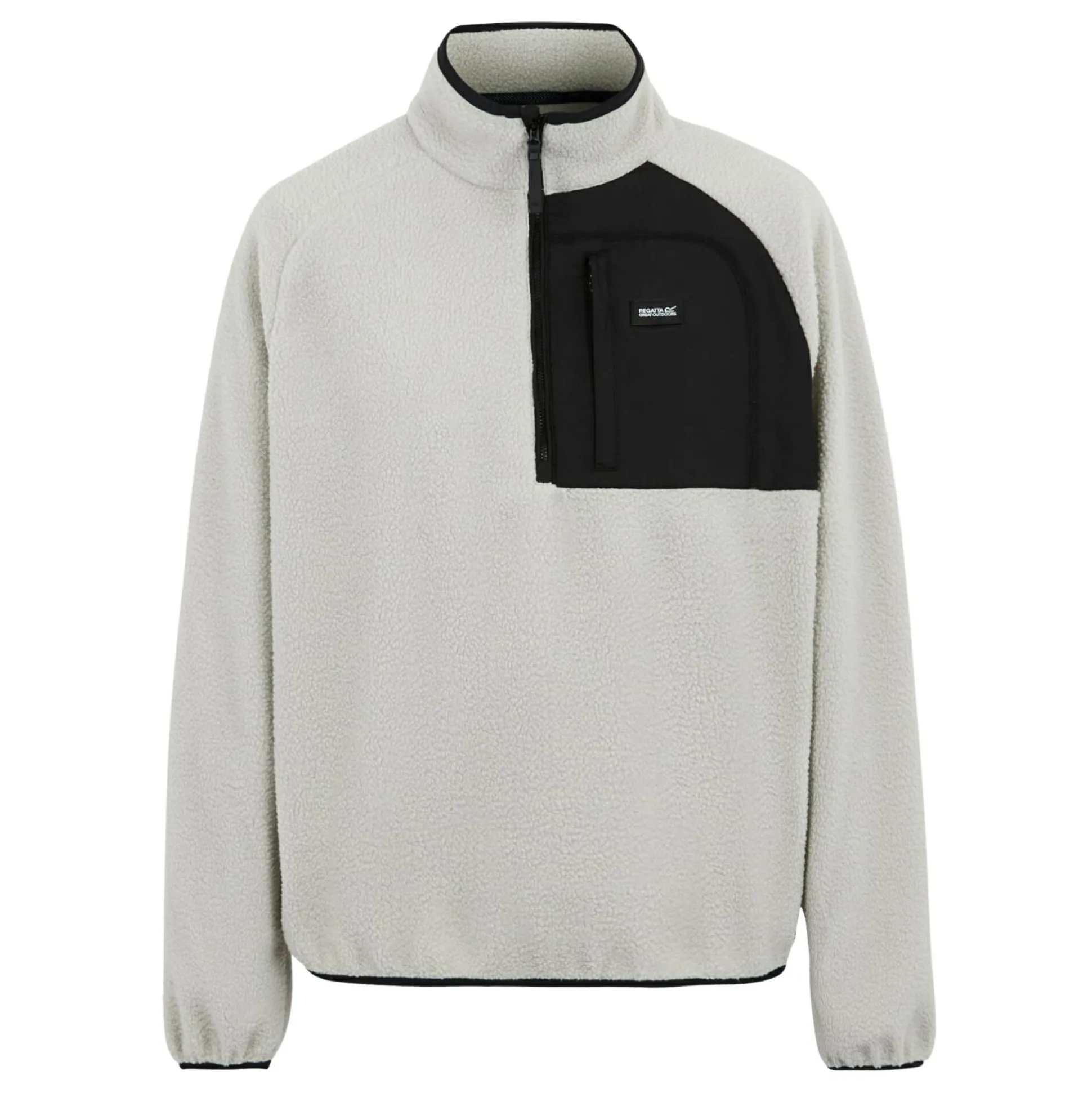 Men's Frankie Borg Half Zip Fleece | Grey