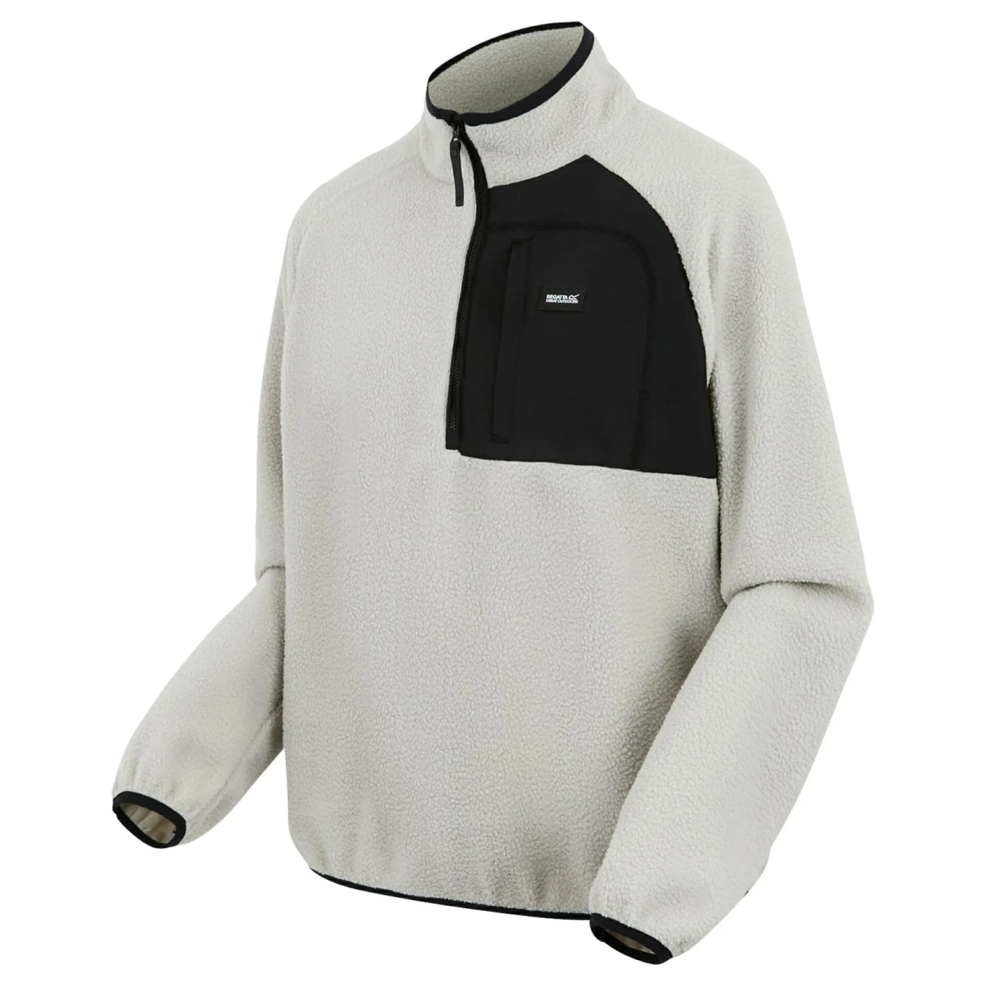 Men's Frankie Borg Half Zip Fleece | Grey