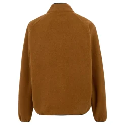 Men's Frankie Borg Half Zip Fleece | Brown