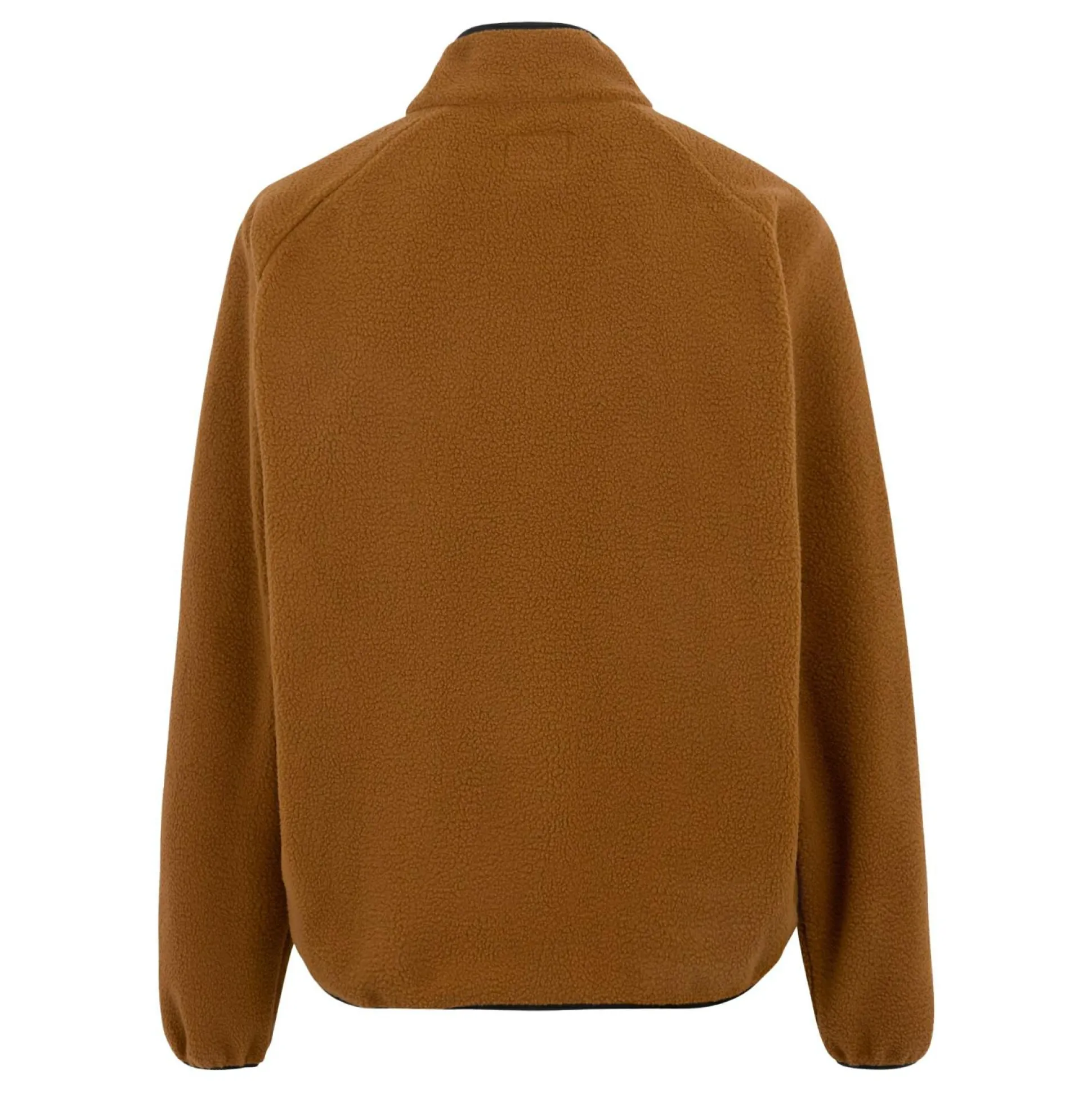 Men's Frankie Borg Half Zip Fleece | Brown