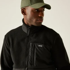 Men's Frankie Borg Hybrid Full Zip Fleece | Black