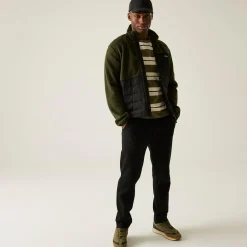 Men's Frankie Borg Hybrid Full Zip Fleece | Black