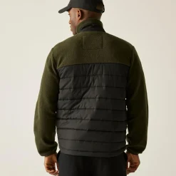 Men's Frankie Borg Hybrid Full Zip Fleece | Black