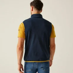 Men's Frankie Fleece Gilet | Navy Mustard