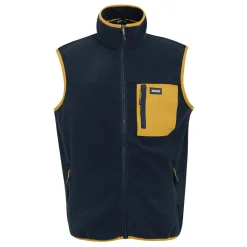 Men's Frankie Fleece Gilet | Navy Mustard