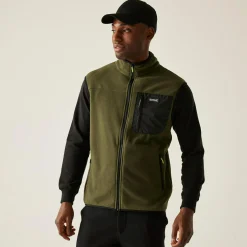 Men's Frankie Fleece Gilet | Dark Khaki