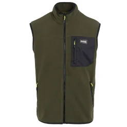 Men's Frankie Fleece Gilet | Dark Khaki