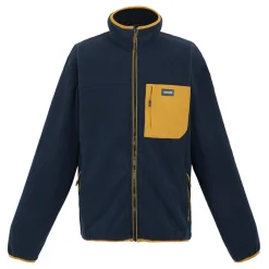 Men's Frankie Full Zip Fleece | Navy Mustard
