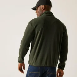 Men's Frankie Full Zip Fleece | Dark Khaki