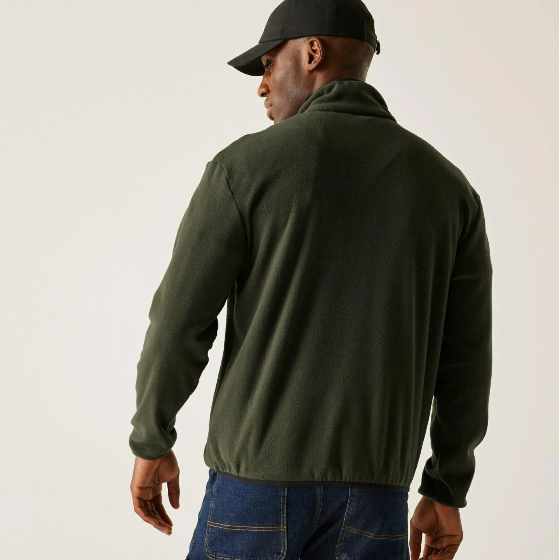 Men's Frankie Full Zip Fleece | Dark Khaki