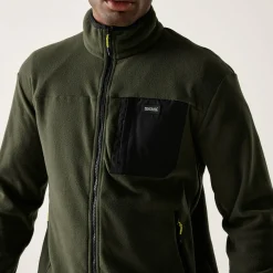Men's Frankie Full Zip Fleece | Dark Khaki