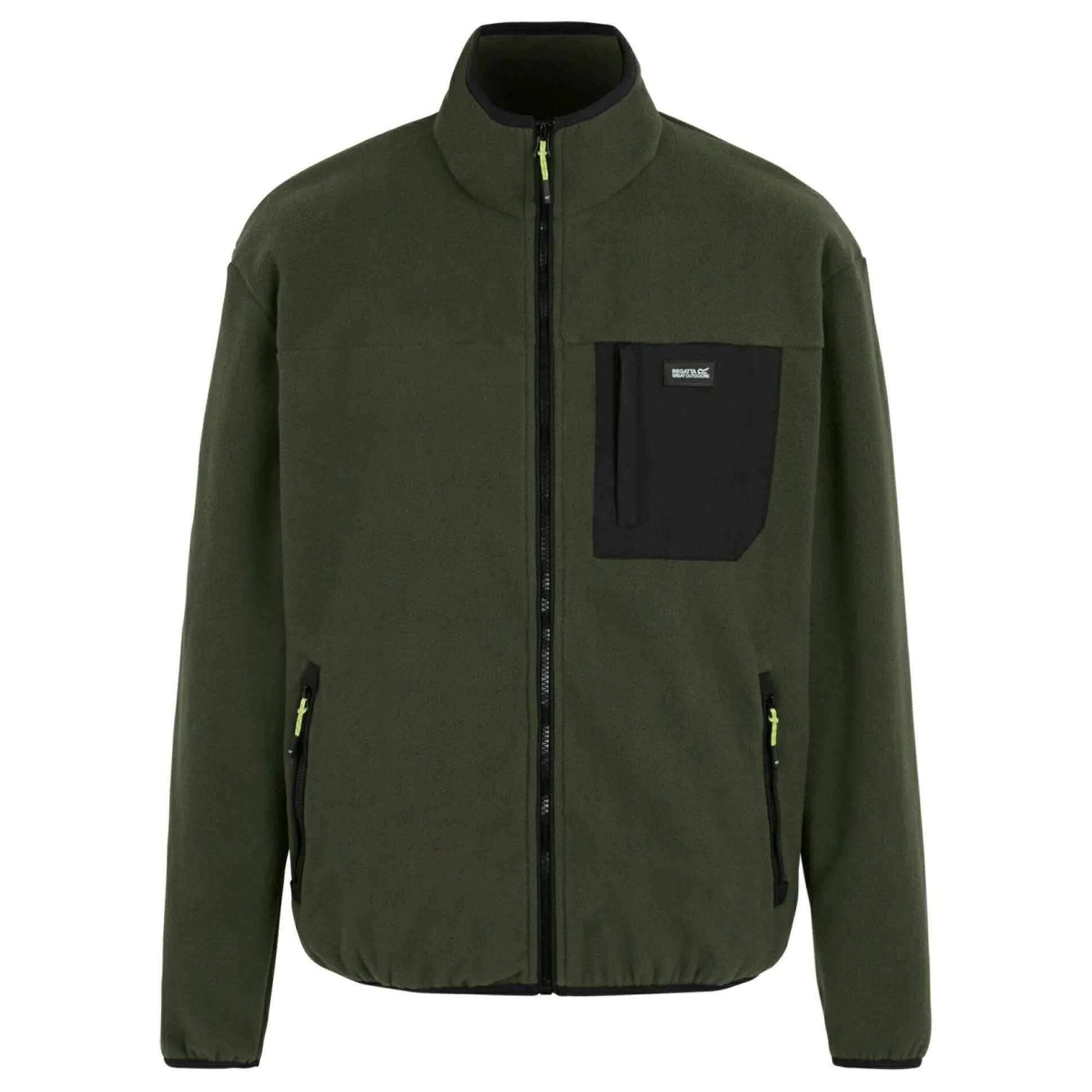 Men's Frankie Full Zip Fleece | Dark Khaki