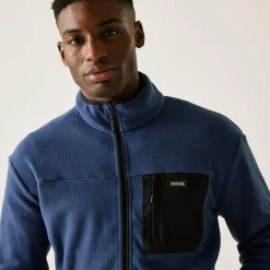 Men's Frankie Full Zip Fleece | Indigo Blue