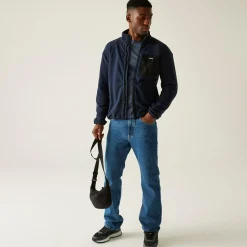 Men's Frankie Full Zip Fleece | Navy Blue