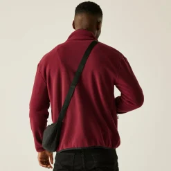 Men's Frankie Full Zip Fleece | Dark Maroon