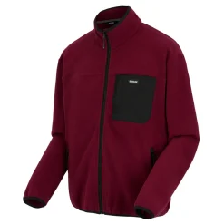 Men's Frankie Full Zip Fleece | Dark Maroon
