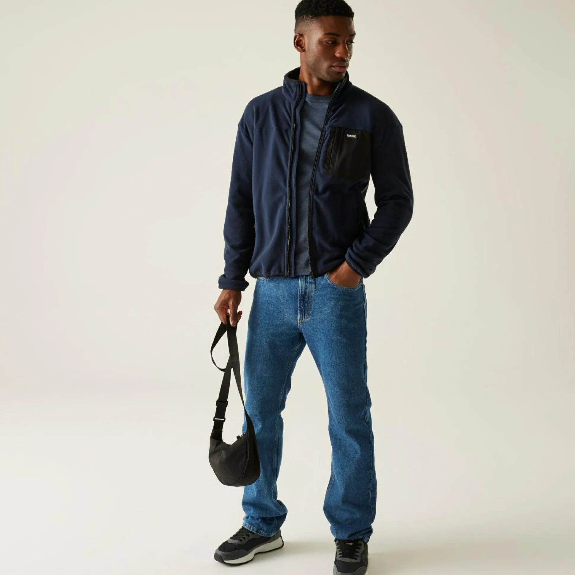 Men's Frankie Full Zip Fleece | Navy