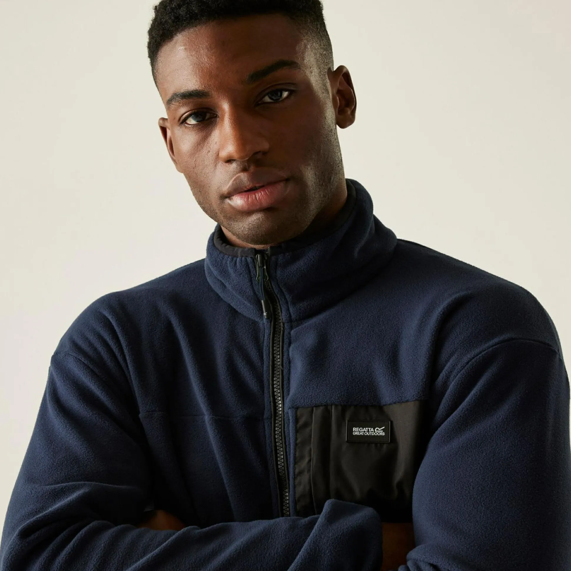 Men's Frankie Full Zip Fleece | Navy