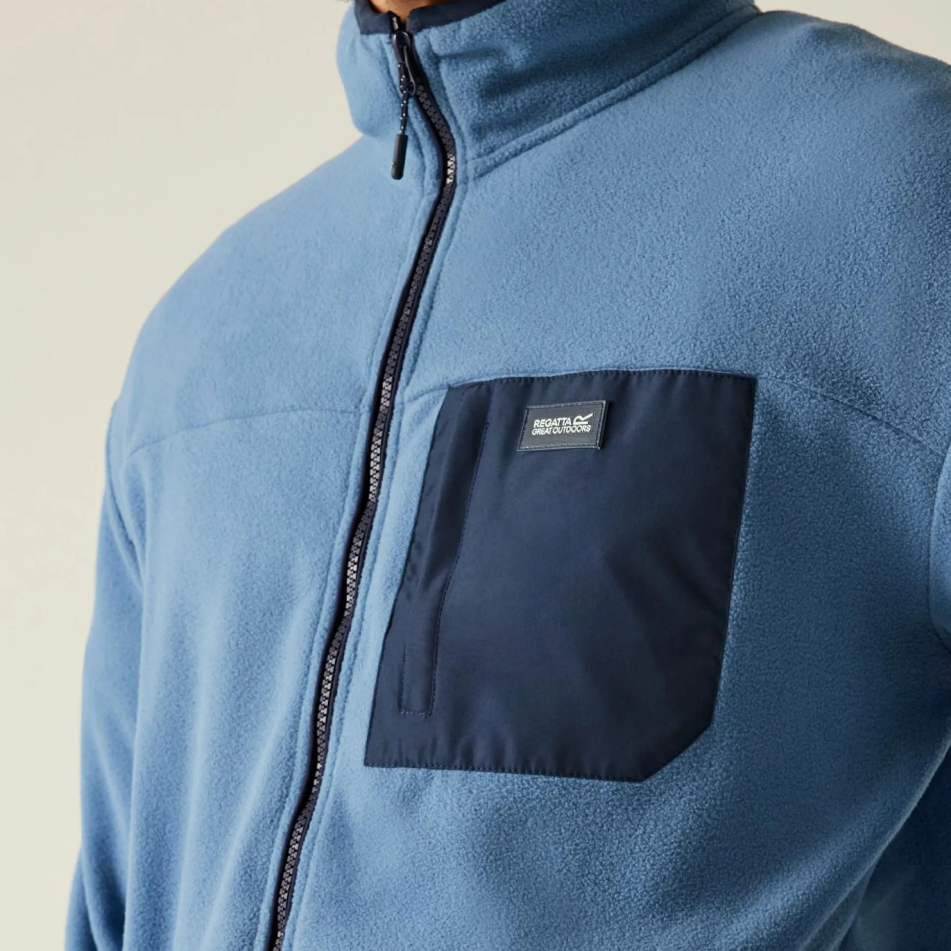 Men's Frankie Full Zip Fleece | Coronet Blue Navy