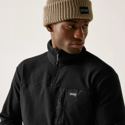 Men's Frankie Half Zip Fleece | Black
