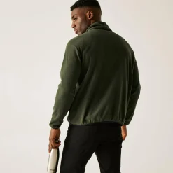Men's Frankie Half Zip Fleece | Dark Khaki