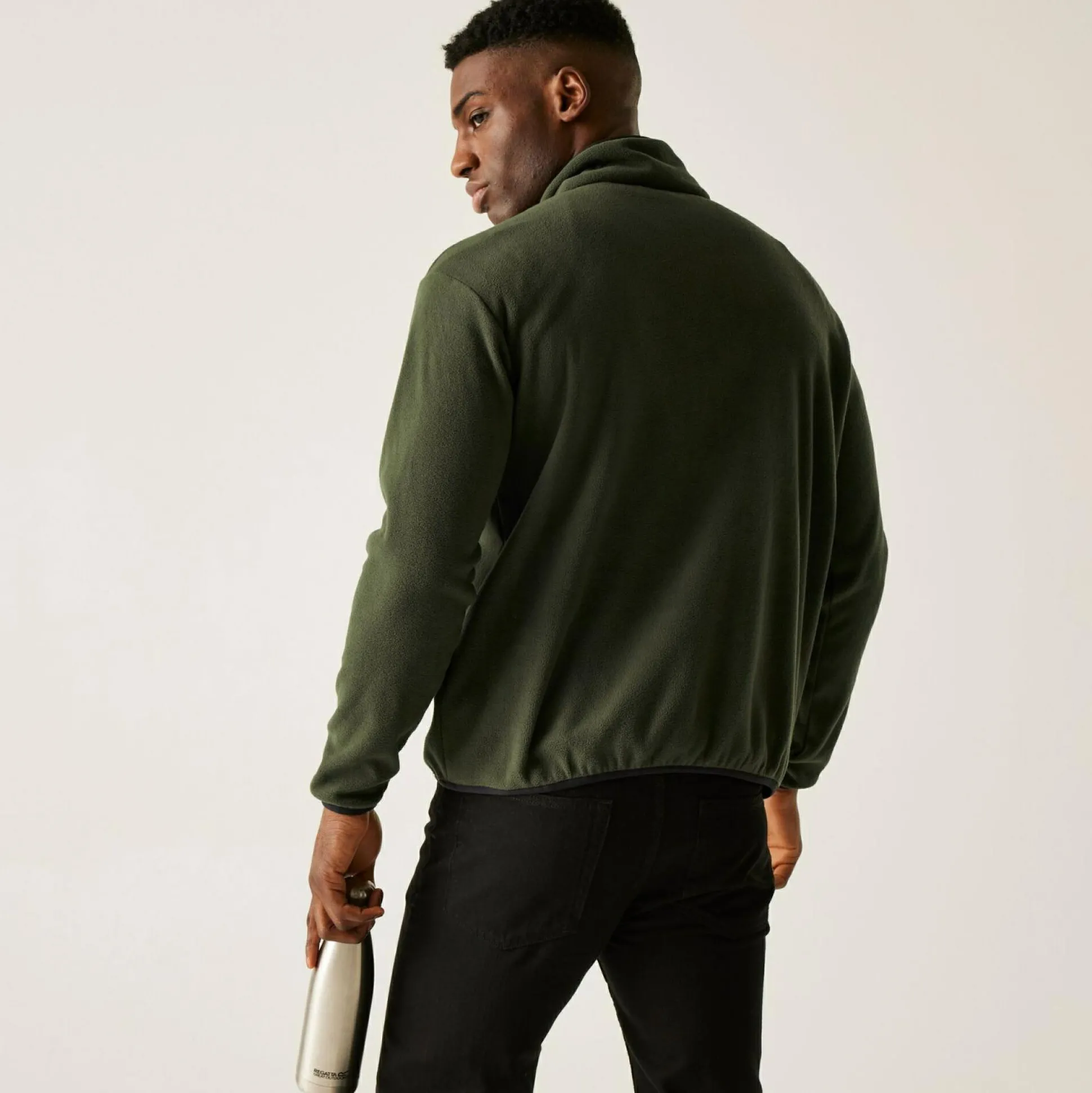 Men's Frankie Half Zip Fleece | Dark Khaki