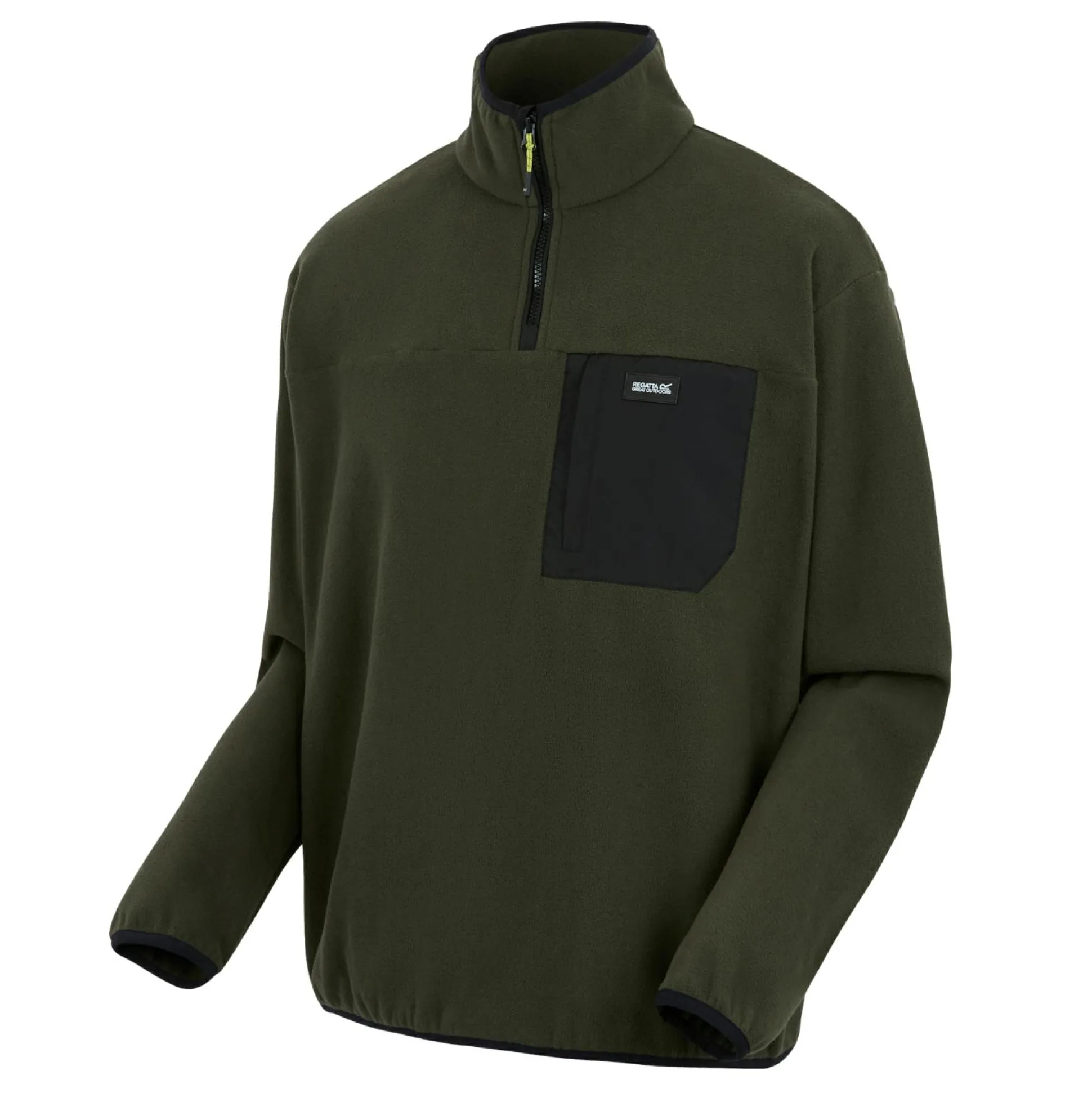 Men's Frankie Half Zip Fleece | Dark Khaki