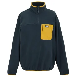 Men's Frankie Half Zip Fleece | Navy Mustard