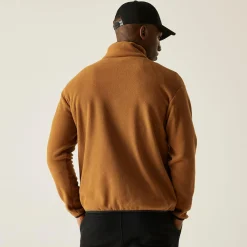 Men's Frankie Half Zip Fleece | Brown