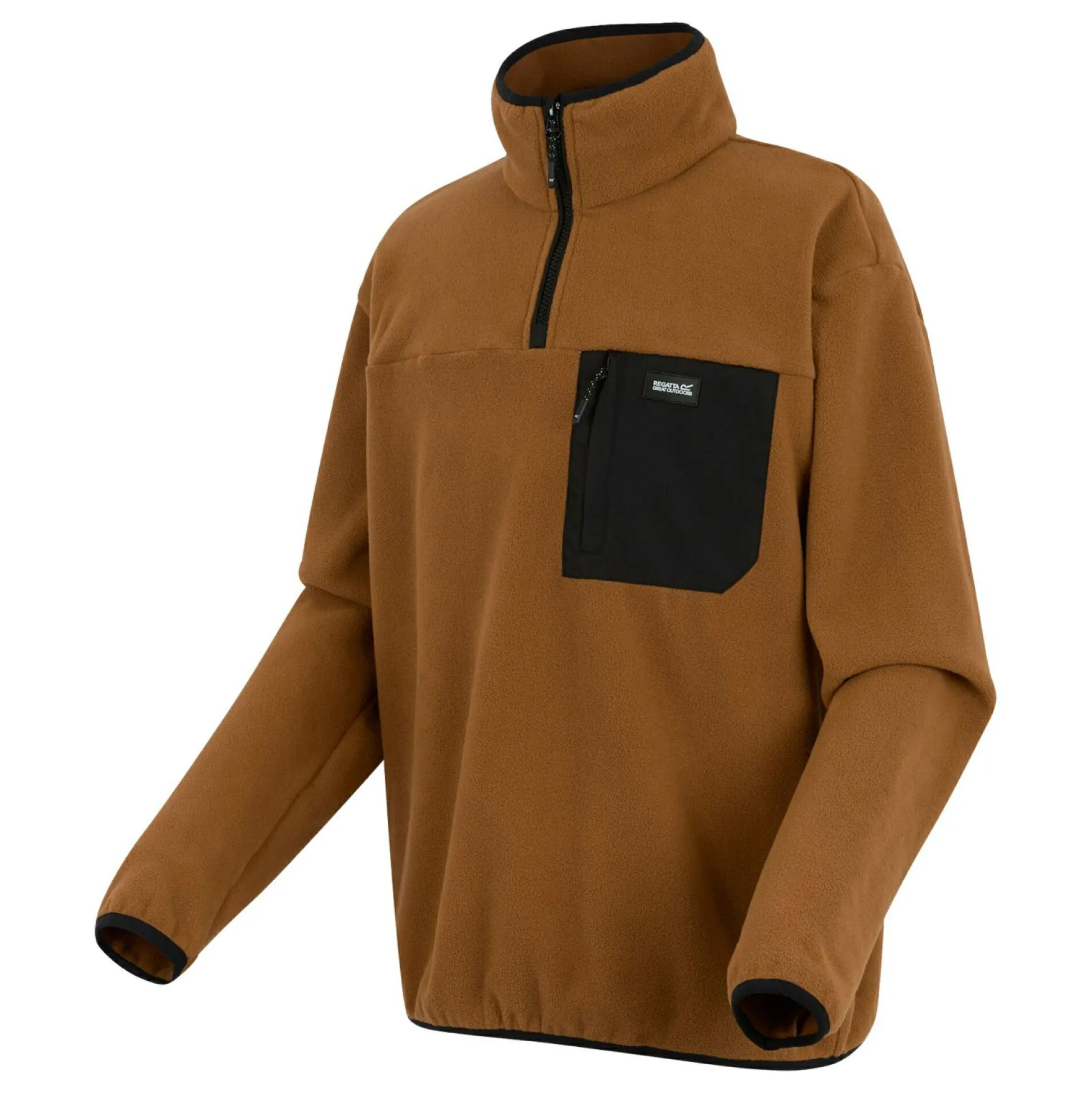 Men's Frankie Half Zip Fleece | Brown