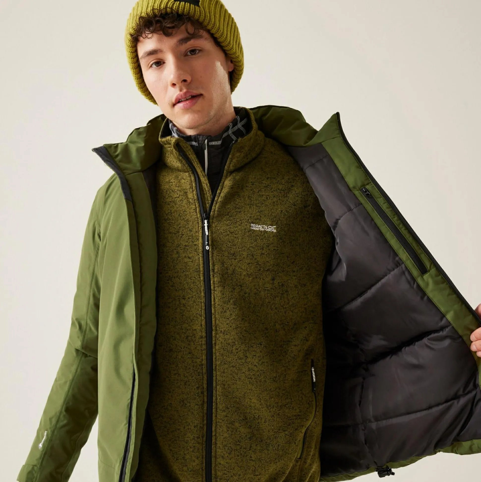 Men's Frelton Waterproof Insulated Jacket | Nephrite Green Black