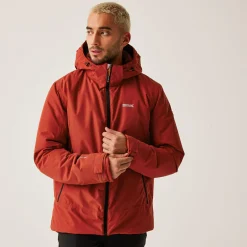Men's Frelton Waterproof Insulated Jacket | Red Ochre Black